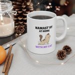 Namast'ay Home with My Yoga Cat Mug