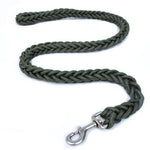 Super Strong Coarse Nylon Dog Leash Army Green Canvas