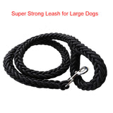 Super Strong Coarse Nylon Dog Leash Army Green Canvas