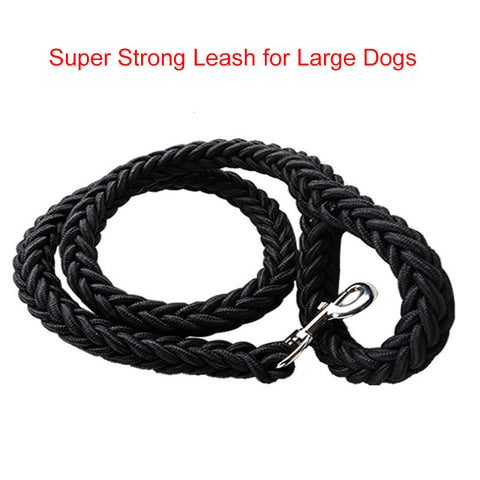 Super Strong Coarse Nylon Dog Leash Army Green Canvas