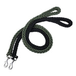 Super Strong Coarse Nylon Dog Leash Army Green Canvas