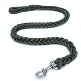 Super Strong Coarse Nylon Dog Leash Army Green Canvas