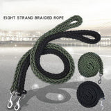 Super Strong Coarse Nylon Dog Leash Army Green Canvas