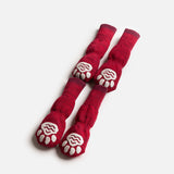 🧦 Red Compression Dog Socks – Anti-Skid