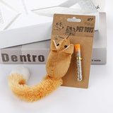 Plush Mouse Cat Toy With Refreshing Mint Refill