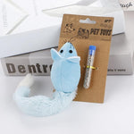 Plush Mouse Cat Toy With Refreshing Mint Refill