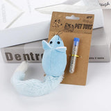 Plush Mouse Cat Toy With Refreshing Mint Refill