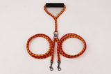 Double-Ended Hand-Knitted Braided Rope Dog Leash