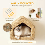 Wall Mounted Cat House, Cat Wall Furniture