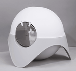 Snowy Space Pod Cat Litter Box
