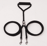 Double-Ended Hand-Knitted Braided Rope Dog Leash