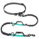 Jieming Shock-Absorbing Retactable Hands Free Waist Dog Leash