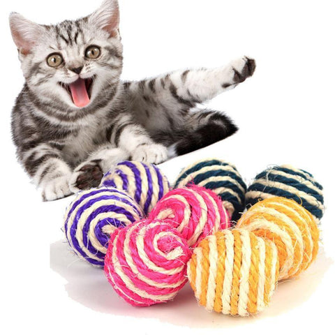 Sisal Tease Cat Ball
