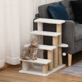 4 Levels Cat Steps with Scratching Posts