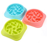 Anti-choke Plastic Dog Bowl Healthy Feeder