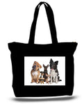 Dogs Best Friend Large Tote Bag