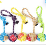 Handcrafted Cotton Rope Dog Leash Toy