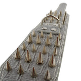 3" Wide Sharp Spiked Studded Leather Dog Collars
