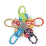 Handcrafted Cotton Rope Dog Leash Toy