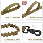 Tactical Elastic Control Dog Leash