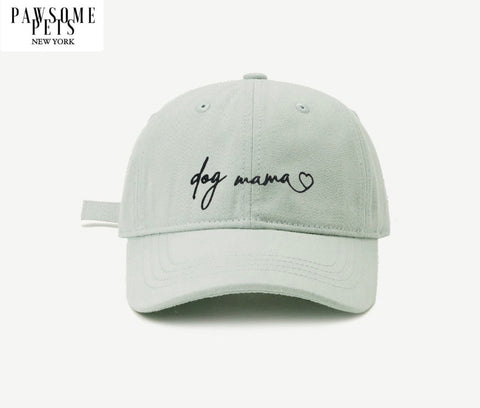 DOG MOM HAT - MINT GREEN