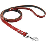5 Colors Leather Dog Leashes
