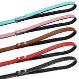 5 Colors Leather Dog Leashes