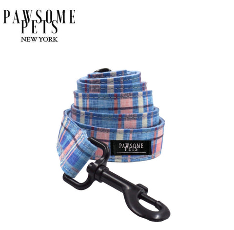 Dog Leash -BLUE STRIPE