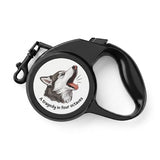 Retractable Pet Leash — Husky Singing Design