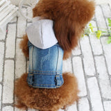 Stylish Denim Dog Jacket.