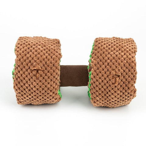 Interactive Snuffle Dumbbell: Engaging Puzzle Plush Toy For Dogs
