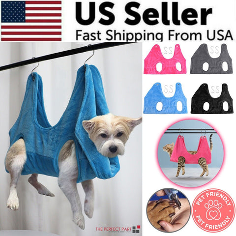 Portable Pet Grooming Hanging Hammock Harness