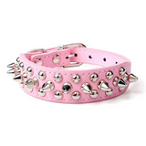 Spiked Studded Leather Dog Collar