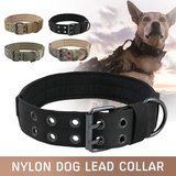 2" Wide Tactical Heavy Duty Nylon Large Dog Collar