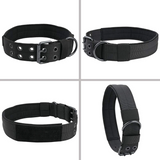 2" Wide Tactical Heavy Duty Nylon Large Dog Collar