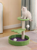 Cat Scratching Post with Cat Bed and Toy