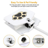 Dog Water Fountain Outdoor Dog Pet Water Dispenser Step-on Activated