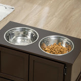 Elevated Dog Bowls With Storage