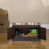 Elevated Dog Bowls With Storage