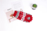 Festive Reindeer Print Christmas Dog Sweater