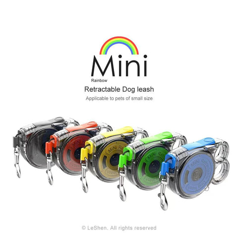 Lightweight And Convenient Mini Retractable Dog Leash