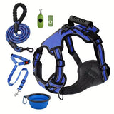 Tactical Service Dog Harness Strap Set, Car Seat Belt
