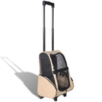 Foldable Multipurpose Pet Trolley Beige