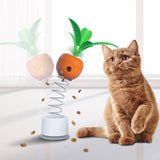 Interactive Carrot Food Leaking Cat Toy - Engage, Entertain, And