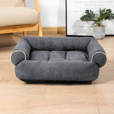 Luxury Plush Pet Sofa Bed - Cozy Haven For Dogs And Cats