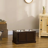 Elevated Dog Bowls With Storage
