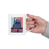 Funny Cat Fluff Mug