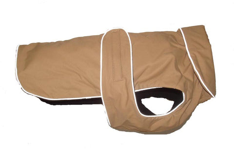 Weather Resistant Fleece Lined Dog Coat,