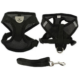 Breathable Mesh Small Dog Pet Harness and Leash