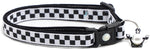 Black And White Checks Cat Collar